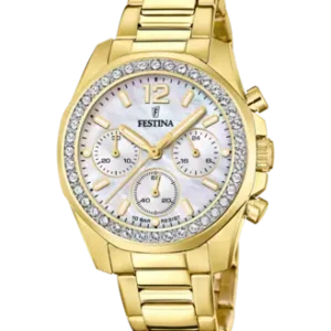 Festina Watch Gold Clear
