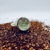 Green Amethyst Silver Ring