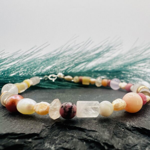 Quartz Bead Bracelet