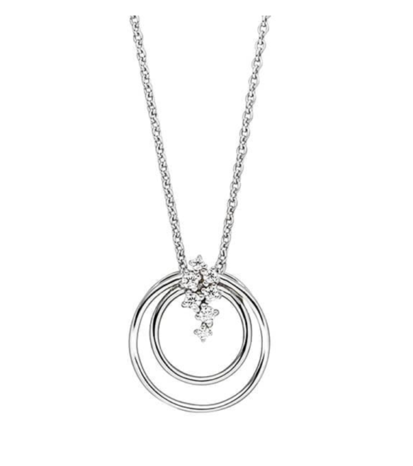 Viventy Silver Circle Necklace