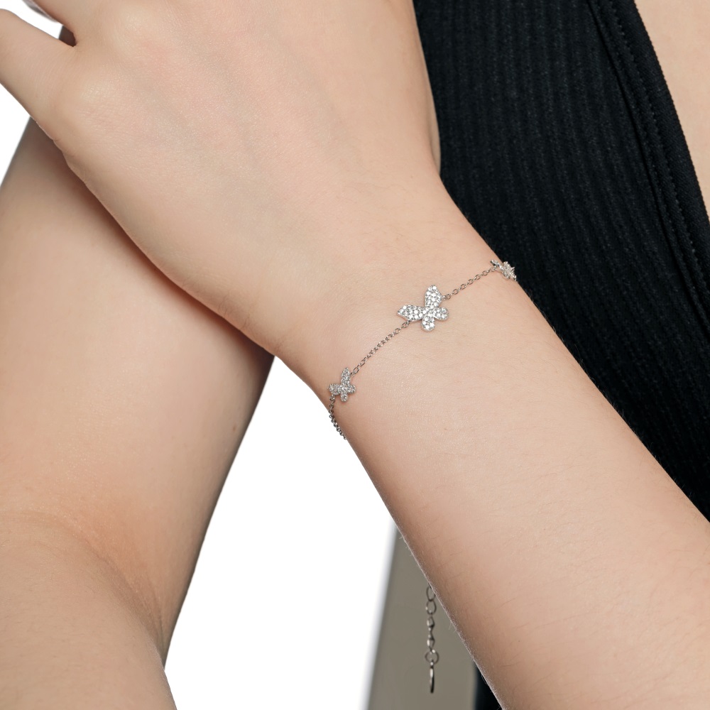 Butterfly Bracelet Silver