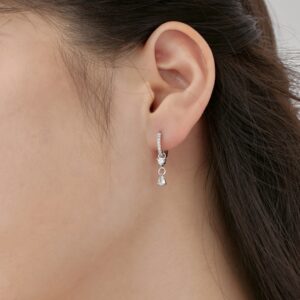 Double Drop Charm Earrings