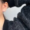 Front Facing Silver Hoops
