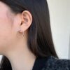 Front Facing Silver Hoops