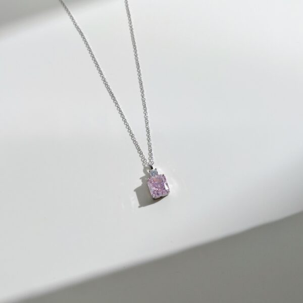 Pale Pink Stone Necklace