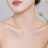 Pink Tear Drop Necklace