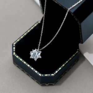 Silver Starburst Necklace