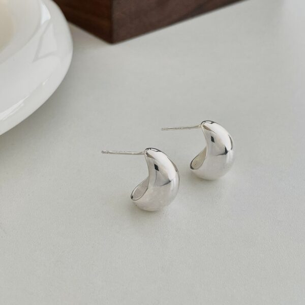 Silver Tear Drop Earrings