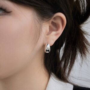 Silver Tear Drop Earrings