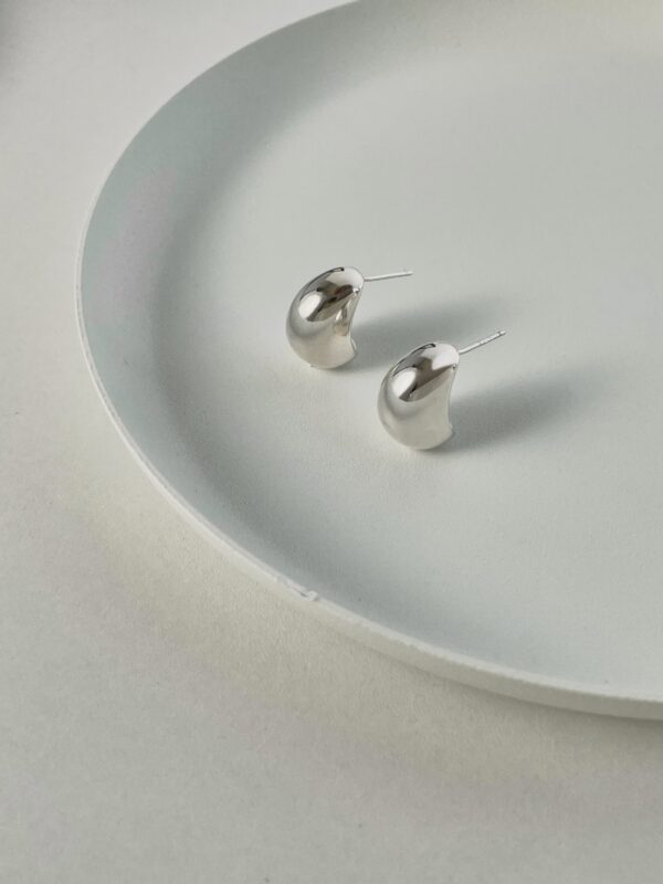 Silver Tear Drop Earrings