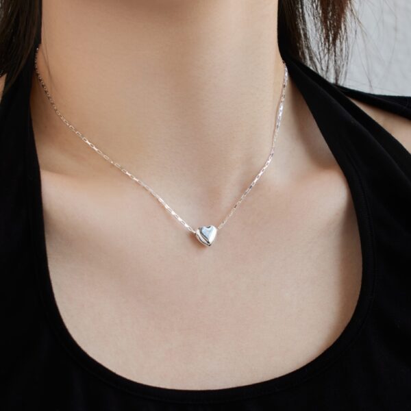 Small Silver Heart Necklace