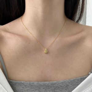 Teardrop Gold Necklace