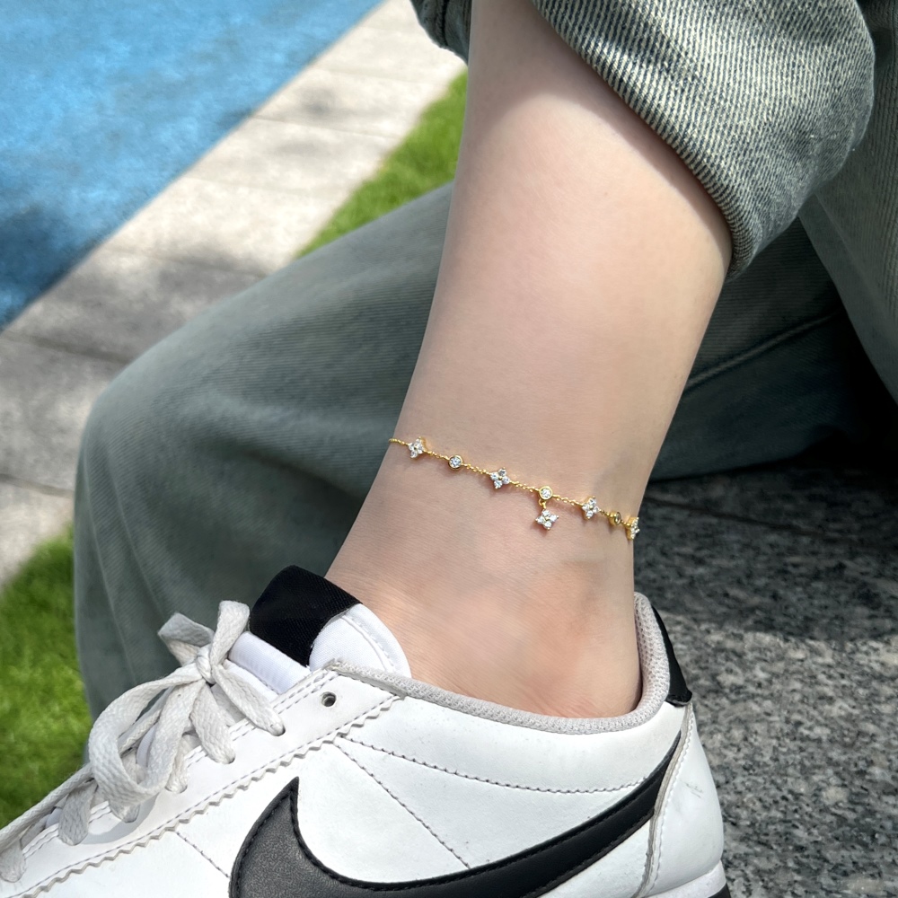 delicate star anklet bracelet