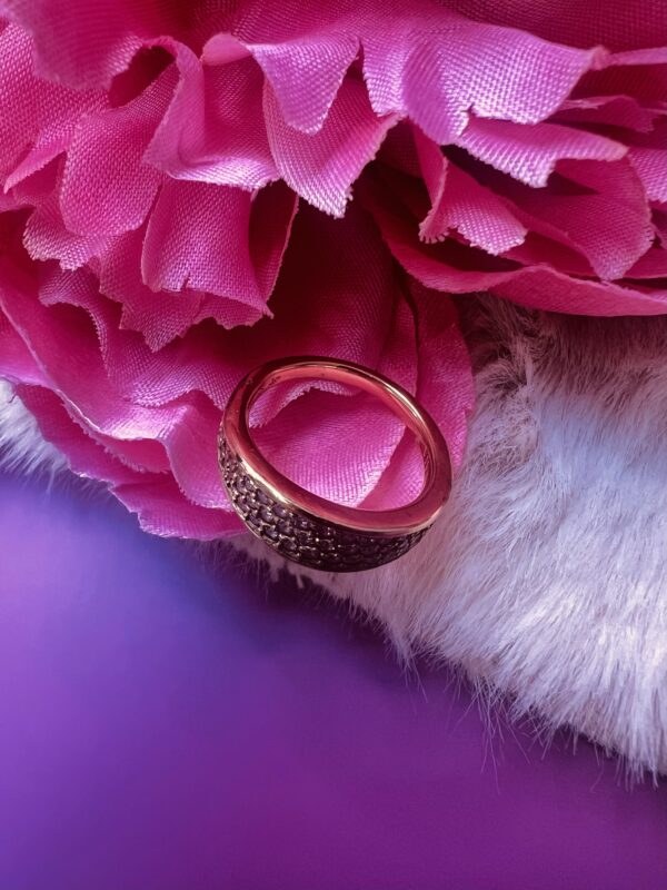 Pink Cubic Zirconia Ring